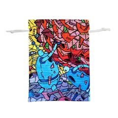 Graffiti Wall Mural Painting Arts Lightweight Drawstring Pouch (l)