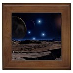 Lunar Landscape Star Brown Dwarf Framed Tile Front