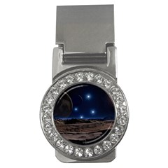 Lunar Landscape Star Brown Dwarf Money Clips (cz)  by Simbadda