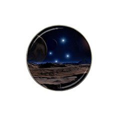 Lunar Landscape Star Brown Dwarf Hat Clip Ball Marker