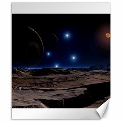 Lunar Landscape Star Brown Dwarf Canvas 8  X 10  by Simbadda