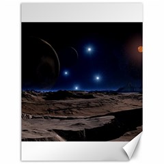 Lunar Landscape Star Brown Dwarf Canvas 12  X 16  by Simbadda