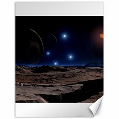 Lunar Landscape Star Brown Dwarf Canvas 18  X 24  by Simbadda