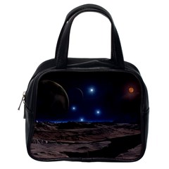 Lunar Landscape Star Brown Dwarf Classic Handbag (one Side) by Simbadda