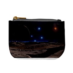 Lunar Landscape Star Brown Dwarf Mini Coin Purse