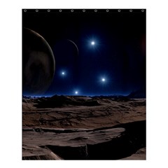 Lunar Landscape Star Brown Dwarf Shower Curtain 60  X 72  (medium)  by Simbadda