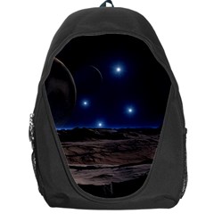 Lunar Landscape Star Brown Dwarf Backpack Bag by Simbadda