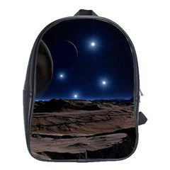 Lunar Landscape Star Brown Dwarf School Bag (xl) by Simbadda