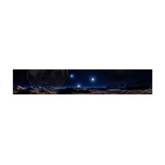 Lunar Landscape Star Brown Dwarf Flano Scarf (mini) by Simbadda