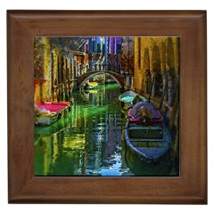 Venice City Italy Architecture Framed Tile by Simbadda