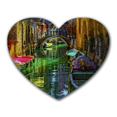 Venice City Italy Architecture Heart Mousepads by Simbadda