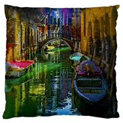 Venice City Italy Architecture Standard Flano Cushion Case (one Side) by Simbadda