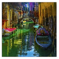 Venice City Italy Architecture Large Satin Scarf (square) by Simbadda