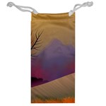 Landscape Illustration Nature Sky Jewelry Bag Back