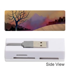 Landscape Illustration Nature Sky Memory Card Reader (stick) by Simbadda