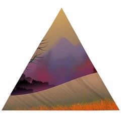 Landscape Illustration Nature Sky Wooden Puzzle Triangle