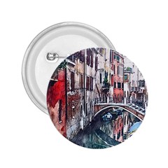 Venice Water Laguna Italy 2 25  Buttons by Simbadda