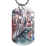 Venice Water Laguna Italy Dog Tag (Two Sides) Back