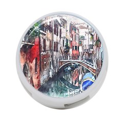 Venice Water Laguna Italy 4-port Usb Hub (two Sides) by Simbadda