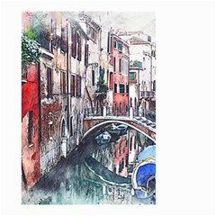 Venice Water Laguna Italy Small Garden Flag (two Sides) by Simbadda