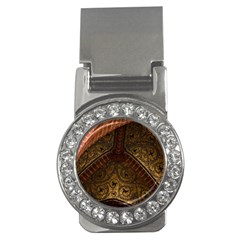 Vault Mosaic Gold Ornament Golden Money Clips (CZ) 