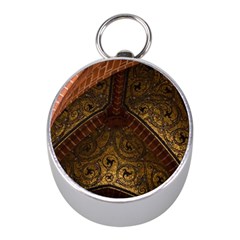 Vault Mosaic Gold Ornament Golden Mini Silver Compasses by Simbadda