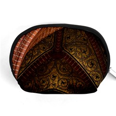 Vault Mosaic Gold Ornament Golden Accessory Pouch (medium) by Simbadda