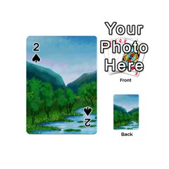 Landscape Nature Art Trees Water Playing Cards 54 Designs (mini) by Simbadda