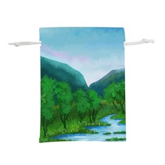 Landscape Nature Art Trees Water Lightweight Drawstring Pouch (s)