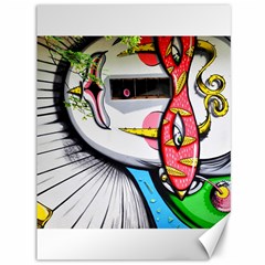 Clown Murals Figure Wall Human Canvas 36  X 48  by Simbadda