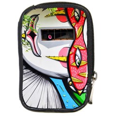 Clown Murals Figure Wall Human Compact Camera Leather Case