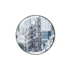 City Building Skyscraper Town Hat Clip Ball Marker (10 Pack) by Simbadda