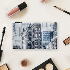 City Building Skyscraper Town Cosmetic Bag (small) by Simbadda