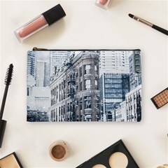 City Building Skyscraper Town Cosmetic Bag (medium) by Simbadda