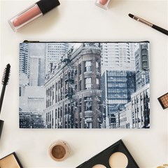 City Building Skyscraper Town Cosmetic Bag (large) by Simbadda