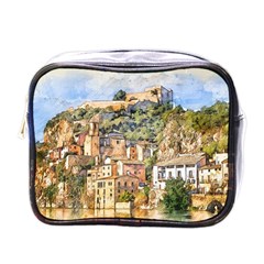 Architecture Town Travel Water Mini Toiletries Bag (one Side) by Simbadda