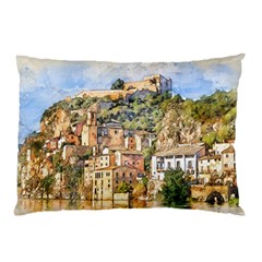 Architecture Town Travel Water Pillow Case (two Sides) by Simbadda