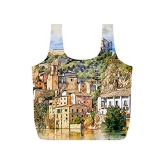 Architecture Town Travel Water Full Print Recycle Bag (s) by Simbadda