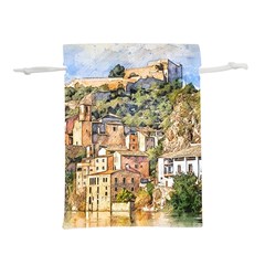 Architecture Town Travel Water Lightweight Drawstring Pouch (l)