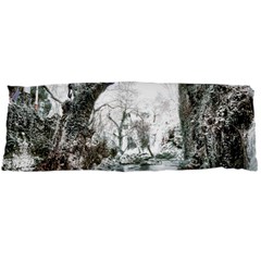 Tree Waterfall Landscape Nature Body Pillow Case Dakimakura (two Sides) by Simbadda