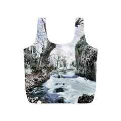 Tree Waterfall Landscape Nature Full Print Recycle Bag (s) by Simbadda