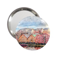 Architecture City Buildings River 2 25  Handbag Mirrors by Simbadda