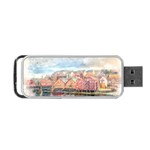 Architecture City Buildings River Portable USB Flash (Two Sides) Front