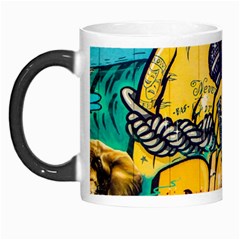 Graffiti Street Art Mountains Wall Morph Mugs by Simbadda