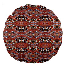 Na A 15 Large 18  Premium Round Cushions by ArtworkByPatrick