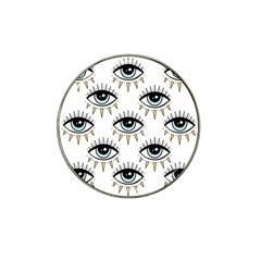 Eyes Pattern Hat Clip Ball Marker by Valentinaart