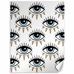 Eyes Pattern Canvas 36  X 48  by Valentinaart