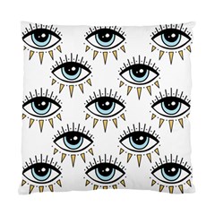 Eyes Pattern Standard Cushion Case (two Sides) by Valentinaart