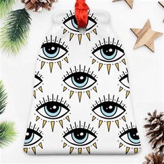 Eyes Pattern Bell Ornament (two Sides)