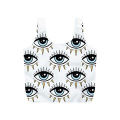 Eyes Pattern Full Print Recycle Bag (s) by Valentinaart